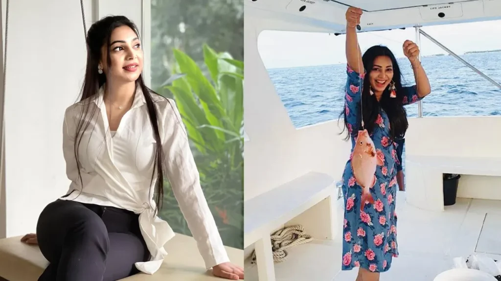 সমুদ্রে মাছ ধরছেন প্রভা
