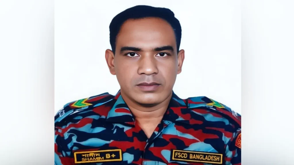টঙ্গীতে আগুন : দগ্ধ ফায়ার কর্মী শামীম আহমেদের মৃত্যু