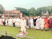 মনিরুজ্জামান সরদারের জানাজায় দলমত নির্বিশেষে হাজারো মানুষের অংশগ্রহণ