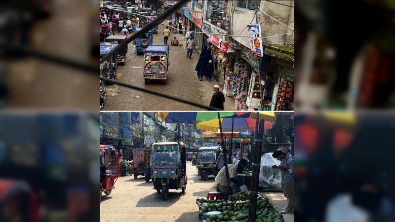 আধা ঘণ্টায় দখলমুক্ত ফুটপাত, দেড় ঘণ্টা পরই আবার বসছে দোকানপাট