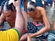 মাদক সেবনের দায়ে দুই যুবকের মাথা ন্যাড়া করে দিল বিক্ষুব্ধ জনতা 