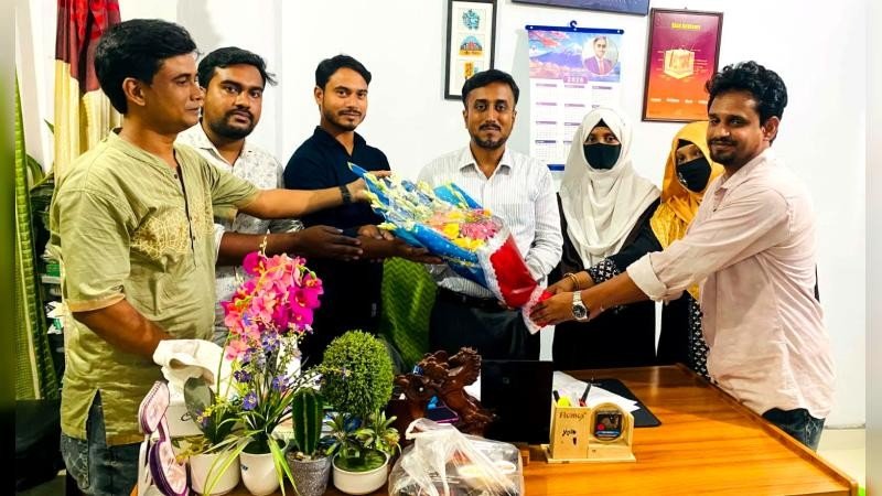 ইউএইচএফপিও ডা. লিটনকে শুভেচ্ছা জানাল বিএমটিওপির সদস্যরা
