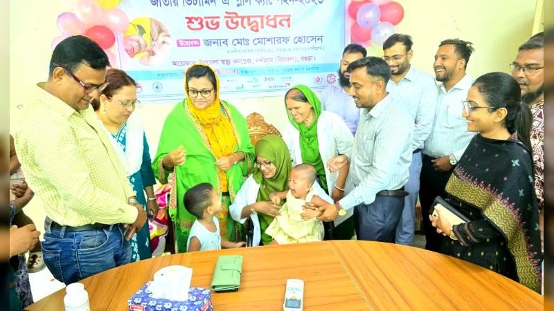 নন্দীগ্রামে জাতীয় ভিটামিন ‘এ’ প্লাস ক্যাম্পেইন উদ্বোধন