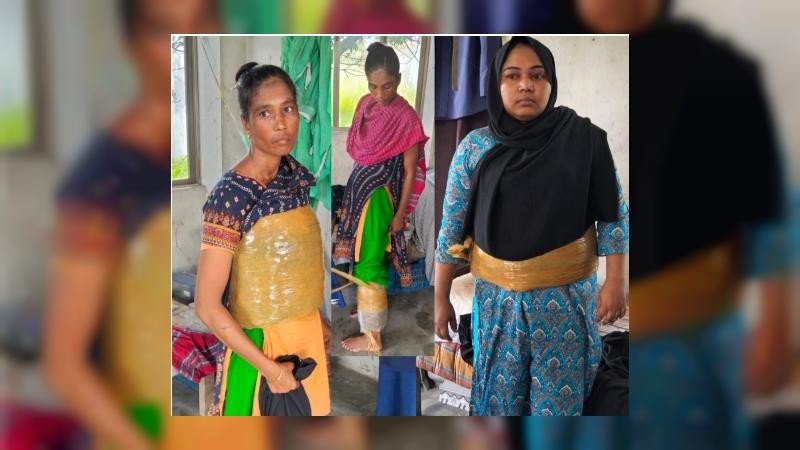 কুমিল্লায় ৭ কেজি গাঁজাসহ দুই নারী আটক