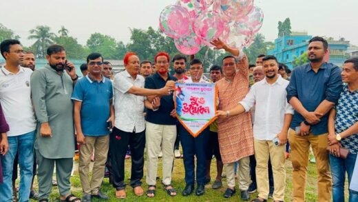 শেরপুরে আন্তঃইউনিয়ন অনূর্ধ্ব-১৯ গোল্ডকাপ ফুটবল টুর্নামেন্টের উদ্বোধন
