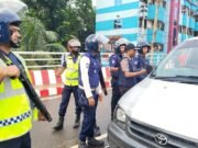 জুড়ীতে আইনশৃঙ্খলা পরিস্থিতি স্বাভাবিক রাখতে পুলিশের বিশেষ মহড়া