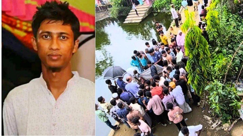 নিজ বাড়ির সামনেই যুবলীগ কর্মীর গলা-হাতকাটা মরদেহ