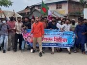 বেতাগীতে আনন্দ মিছিল করেছে নিষিদ্ধ উপজেলা ছাত্রলীগ