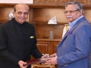 রাষ্ট্রপতির কাছে দীনেশ ত্রিবেদীর পরিচয় পেশ