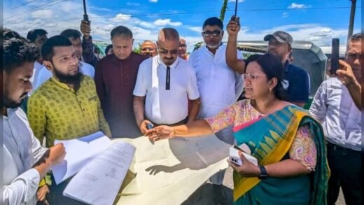 ময়মনসিংহে বিভাগীয় স্টেডিয়াম ও বিকেএসপি স্থাপনে সম্ভাব্য স্থান পরিদর্শন