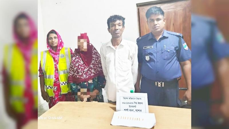 শার্শায় ইয়াবাসহ স্বামী-স্ত্রী আটক, অধরা শতাধিক কারবারি