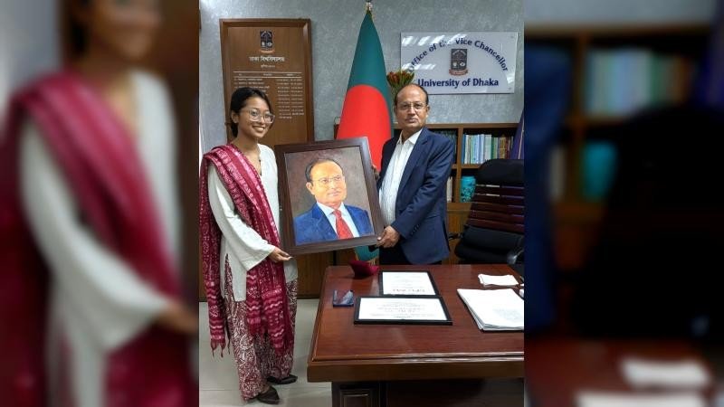 আন্তর্জাতিক চিত্রকর্ম প্রতিযোগিতায় ঢাবি শিক্ষার্থীর শিল্পকর্ম সেরা হিসেবে নির্বাচিত