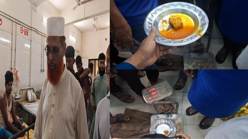 গাইবান্ধা সদর হাসপাতালে রোগীর খাবারে ১৯০ গ্রামের বদলে ২৫-৪০ গ্রাম মাংস