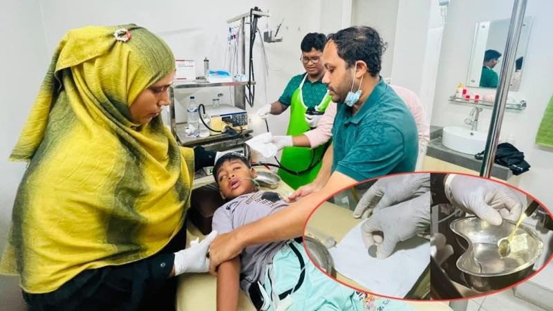 ফরিদপুরে শিশুর পাকস্থলী থেকে বের করা হলো ৫ টাকার কয়েন 
