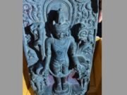 বগুড়ায় কষ্টি পাথরের বিষ্ণু মূর্তি উদ্ধার