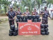 কুমিল্লা সীমান্তে বিজিবির অভিযানে ৯৬ কেজি গাঁজা জব্দ