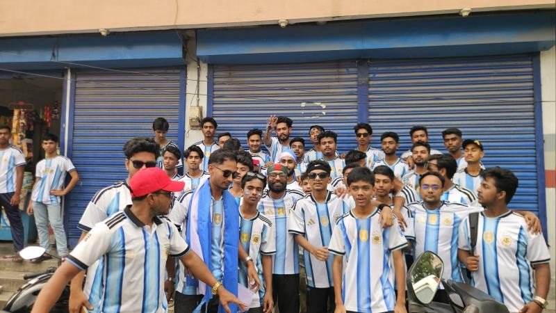 আর্জেন্টিনার জয়ে ‘মেসি’ উৎসবে কিশোরগঞ্জ
