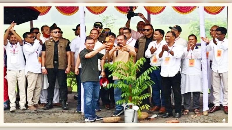 বরিশালে ৫ বছরে ২৫ কোটি গাছ রোপণের ঘোষণা প্রধানমন্ত্রী তারেক রহমানের