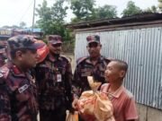 বন্যাদুর্গতদের পাশে ৭ বিজিবি, ত্রাণ ও চিকিৎসাসেবা প্রদান