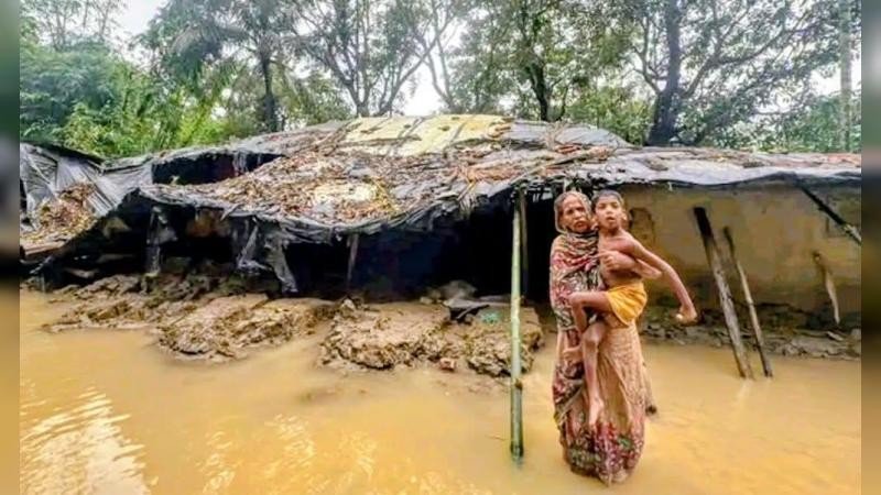 বন্যায় কক্সবাজারে ৮৯০ কোটি টাকার ক্ষতি, বিপর্যস্ত ২৪ লাখ মানুষ