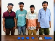 নেত্রকোণায় ১১৯০ পিস ইয়াবাসহ আটক ৪, প্রাইভেটকার জব্দ