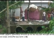 ভূরুঙ্গামারীতে কালভার্টের মুখ খুলে জলাবদ্ধতা নিরসন করলো বিএনপি
