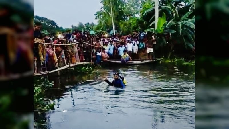 নাটোরে খালের পানিতে গোসল করতে নেমে নিখোঁজ শিশু, ৮ ঘণ্টা পর মরদেহ উদ্ধার