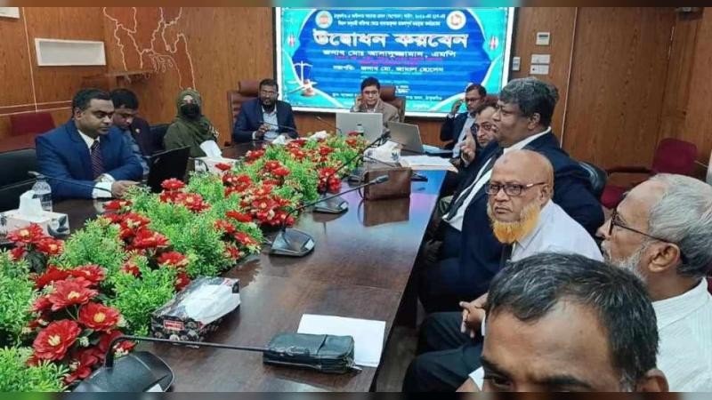 আইনমন্ত্রীর ঠাকুরগাঁও থেকে বাধ্যতামূলক মামলাপূর্ব মধ্যস্থতা কার্যক্রমের উদ্বোধন