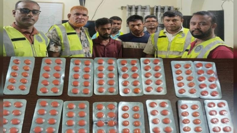 যশোরে ট্যাপেন্টাডল ট্যাবলেটসহ দুই কারবারী আটক