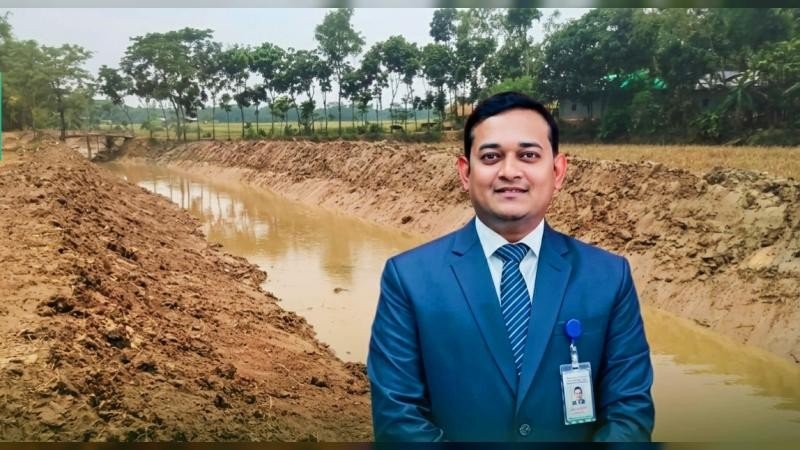 হালুয়াঘাটে খাল পুনঃখনন শেষে প্রায় দেড় কোটি টাকা ফেরত দিলেন ইউএনও