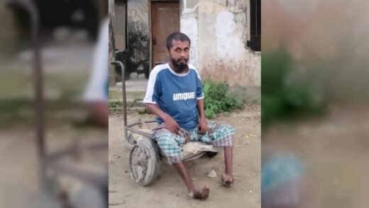 ২০ বছর ধরে পরিত্যক্ত ভবনেই জীবনযাপন প্রতিবন্ধী যুবকের