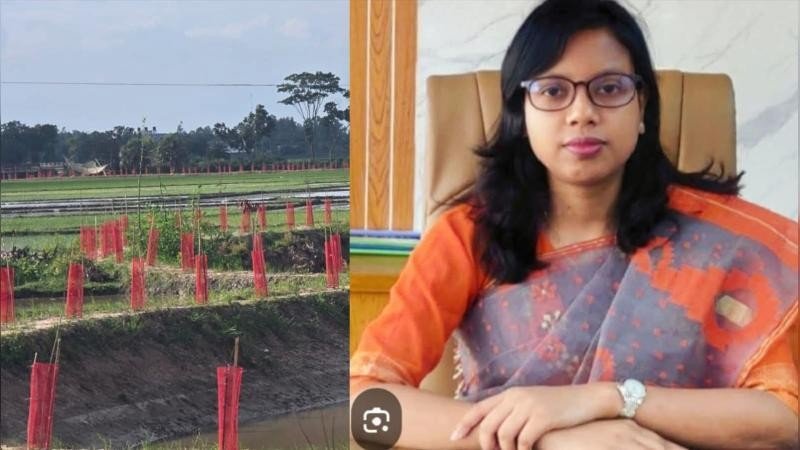 খাল পুনঃখনন শেষে রাষ্ট্রীয় কোষাগারে ফেরত দিলেন প্রায় ১১ লাখ টাকা পাঁচবিবির ইউএনও