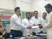 কালীগঞ্জে ২৩ লাখ টাকার চেক বিতরণ