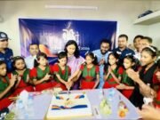নাটোরে সুবিধাবঞ্চিত শিশুদের সঙ্গে মাছরাঙা টেলিভিশনের ১৫তম প্রতিষ্ঠাবার্ষিকী উদযাপন