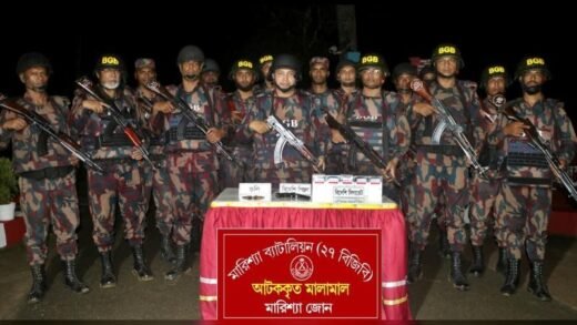 বাঘাইছড়ি সীমান্তে বিদেশী পিস্তল-গুলিসহ অবৈধ সিগারেট জব্দ