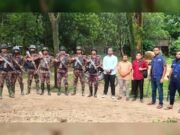 তাহিরপুর সীমান্তে চোরাচালান প্রতিরোধে টাস্কফোর্স অভিযান
