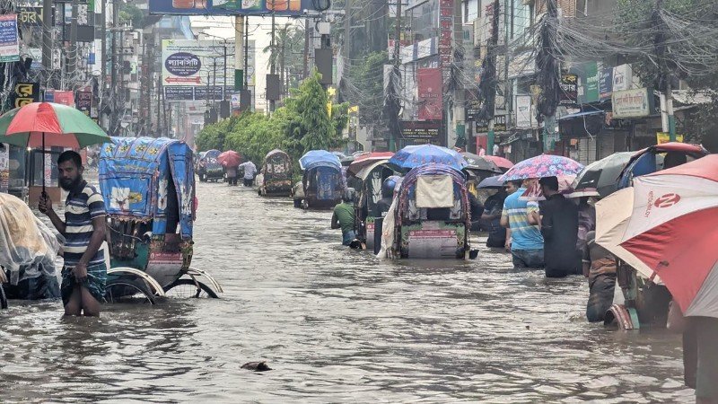 ৪৮ ঘণ্টার মধ্যে ১০ জেলায় বন্যার আভাস