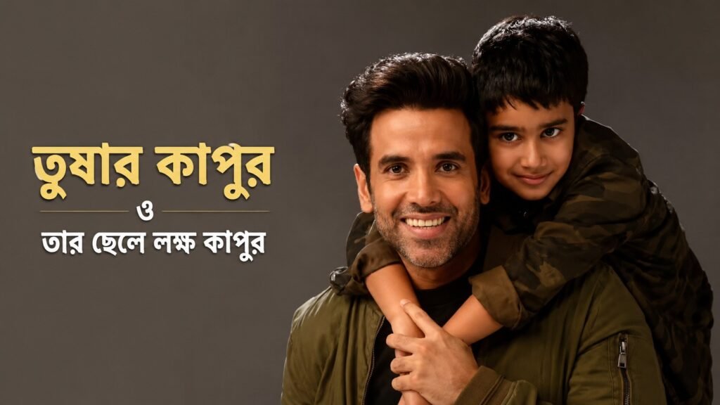 সিঙ্গেল বাবা তুষার কাপুর, ছেলে লক্ষ কাপুর