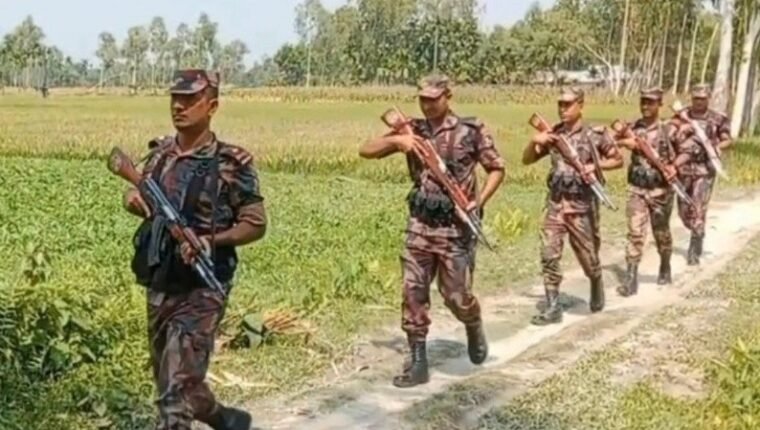নেত্রকোণার সীমান্তে ২৪ ঘণ্টা কড়া নজরদারি বিজিবির