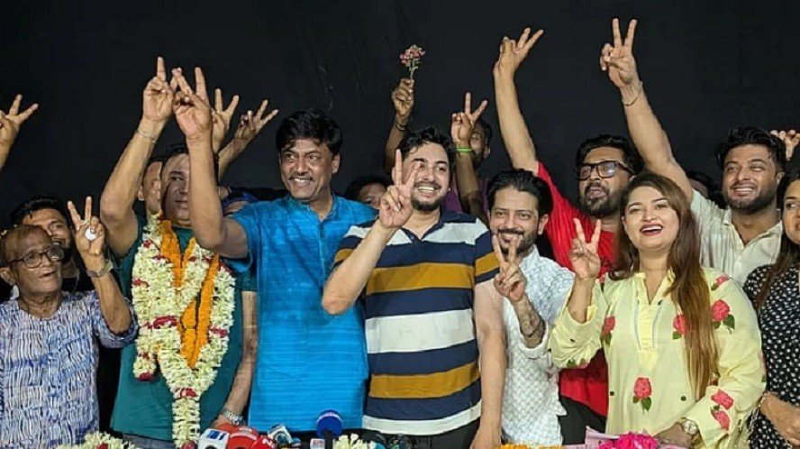 শিল্পী সমিতির নির্বাচনে শিবা সানু সভাপতি, সাধারণ সম্পাদক জয় 