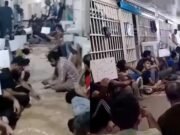ইরানের কারাগারে নিজেদের ঠোঁট সেলাই করে হাজারো বন্দির অনশন