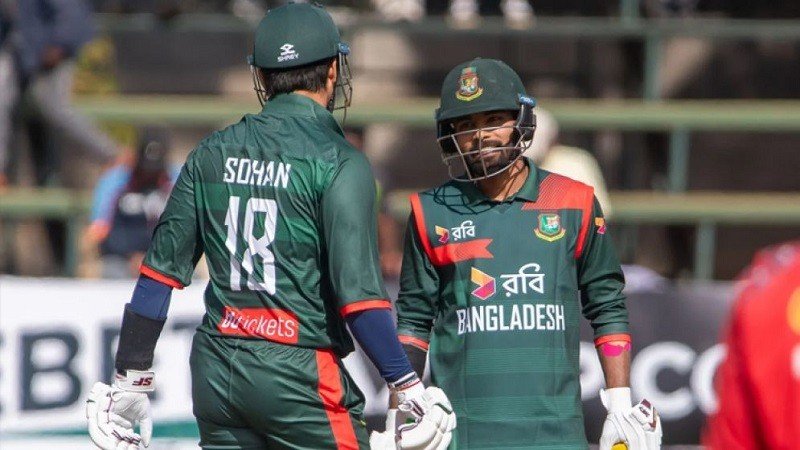 ব্যাটিং ধসে জিম্বাবুয়ের বিপক্ষে লজ্জার হার বাংলাদেশের