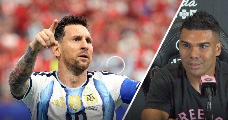 'ফুটবলের ঈশ্বর' মেসিকে আরও শিরোপা জেতাতে চান কাসেমিরো
