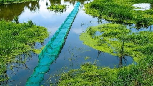 নেত্রকোণা হাওরে জব্দ করা চার অবৈধ ‘চায়না দুয়ারি’ জাল ছিনতাই, মামলার প্রস্তুতি