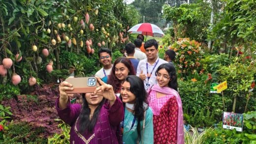 দর্শনার্থী কম, আকর্ষণে ভরপুর জাতীয় বৃক্ষমেলা