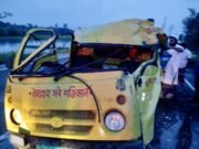 নাটোর-বগুড়া মহাসড়কে চলন্ত গাড়িতে পিকআপের ধাক্কা, প্রাণ গেল ব্যবসায়ীর