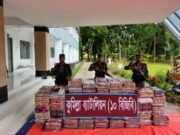 কুমিল্লায় সোয়া ১ কোটি টাকার শাড়ী ও মোবাইল ডিসপ্লে উদ্ধার