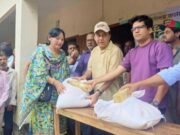 খাগড়াছড়িতে বন্যা দুর্গত পরিবারের মাঝে ত্রাণ বিতরণ করলেন এমপি ওয়াদুদ ভূইয়া