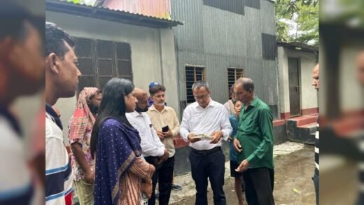 সংবাদ প্রকাশের পর কানাইলালের জন্মভিটায় ডিসি, মিউজিয়ামের আশ্বাস