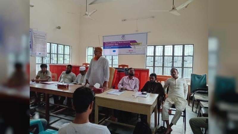 আলমনগর ইউনিয়নে নিরাপদ অভিবাসন ও বিদেশফেরতদের পুনরেকত্রীকরণ বিষয়ে কর্মশালা